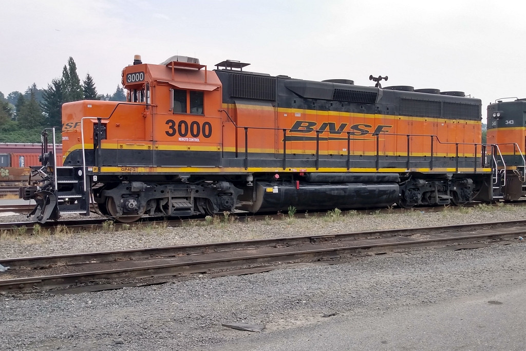 BNSF 3000 nee CBQ GP40 blt 1966